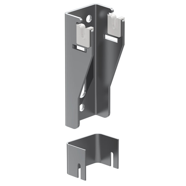 Brackets and holders for panel radiators with hanging loops