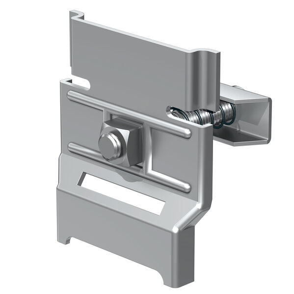 Clamp mounting for tubular radiators