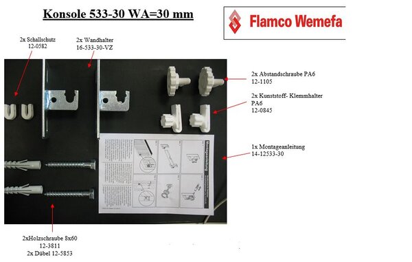 Konsole 533-30 WA=30mm